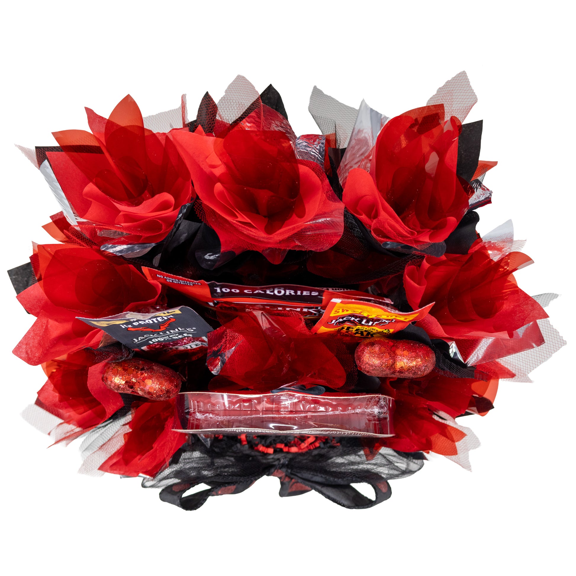 Valentine's Jerky and Chocolate Bouquet for Him