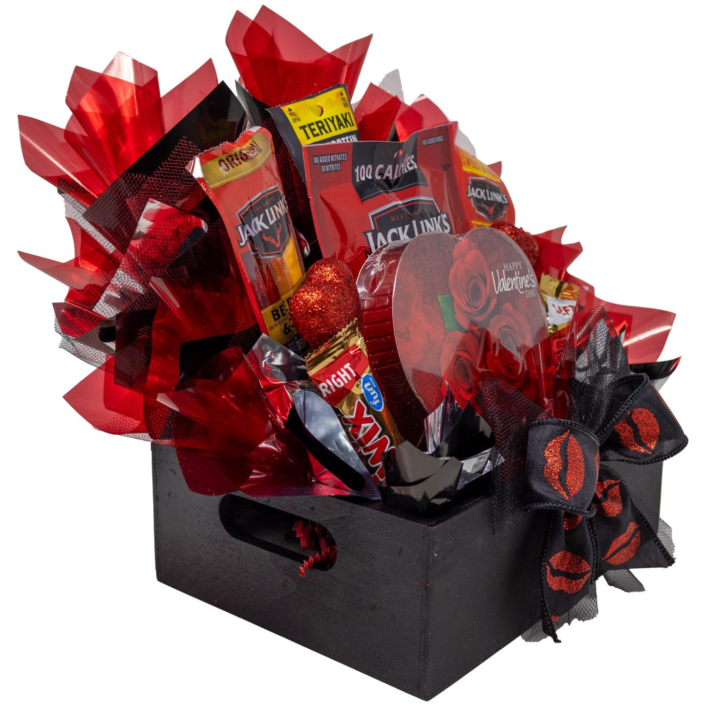 Valentine's Jerky and Chocolate Bouquet for Him