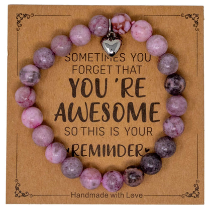 "You're Awesome" Sugar Cookie, Cupcake Plushy and Bead Bracelet Valentine's Basket