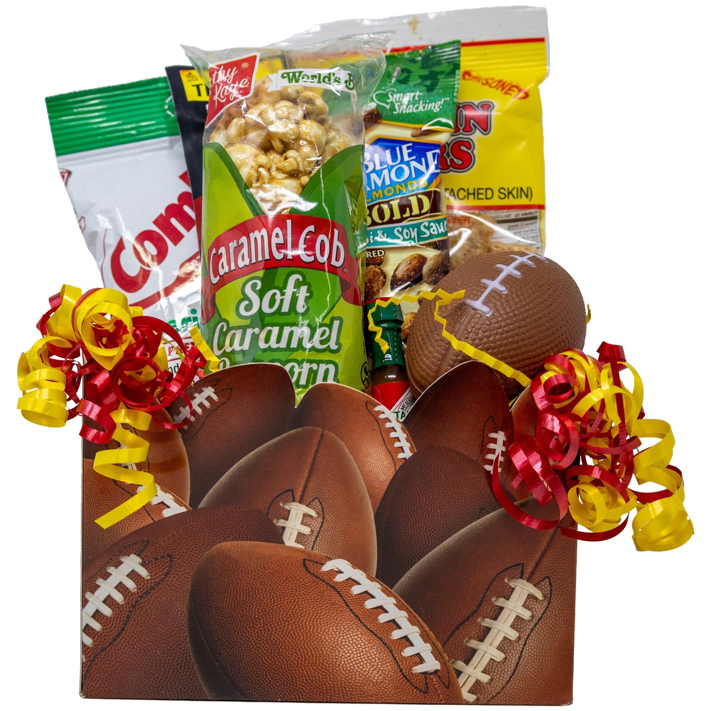 NFL Football Kickoff Snack Box Custom Team Colors for: Seahawks, Chiefs, Packers, Dolphins, Patriots, Raiders,Eagles, Cowboys, Vikings