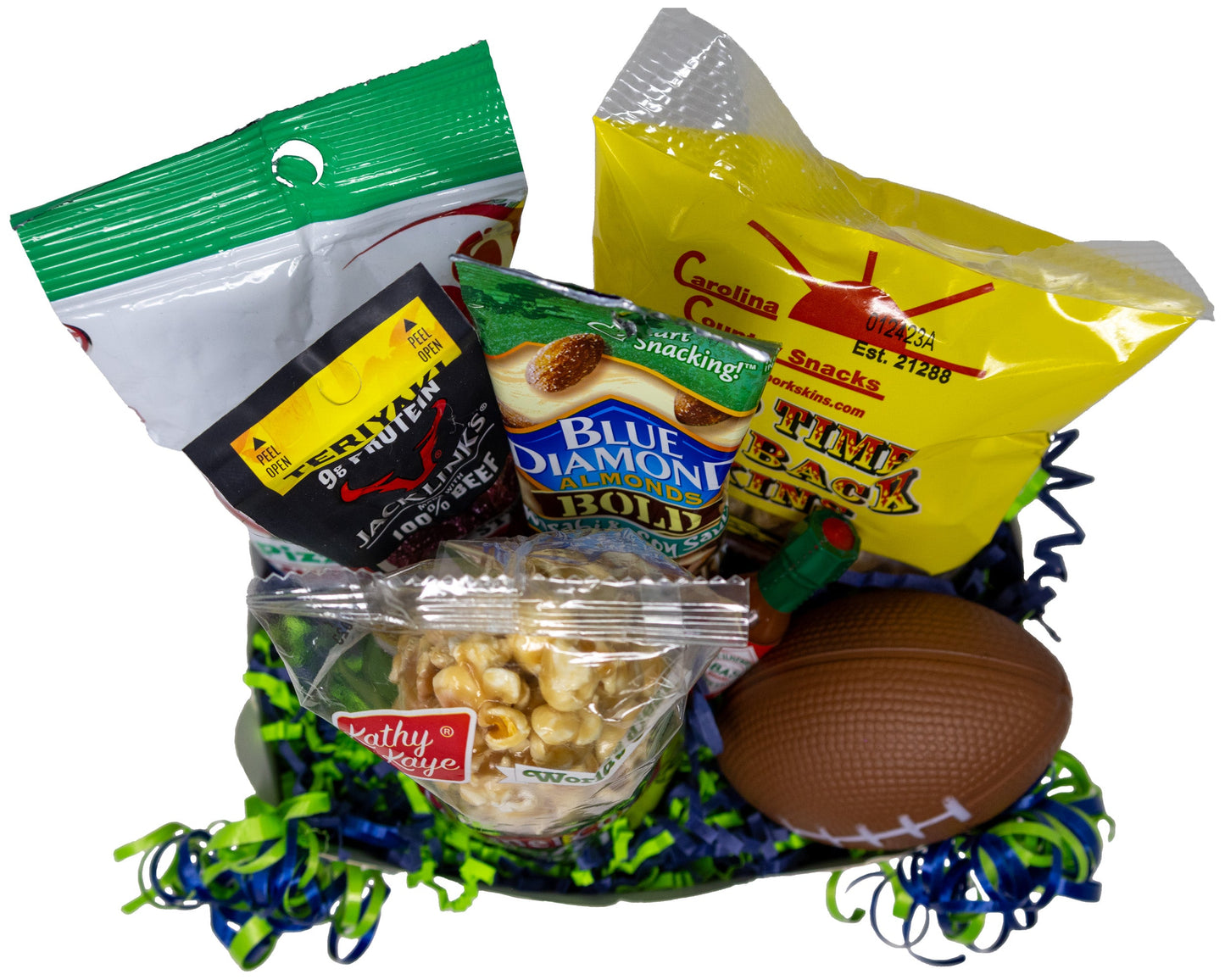 NFL Football Kickoff Snack Box Custom Team Colors for: Seahawks, Chiefs, Packers, Dolphins, Patriots, Raiders,Eagles, Cowboys, Vikings