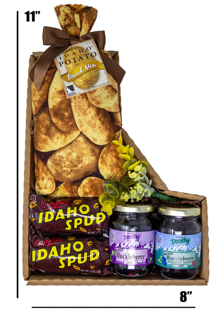 Idaho Made Potato Bread, Jams, Idaho Spuds in Idaho Box