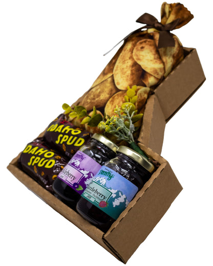 Idaho Made Potato Bread, Jams, Idaho Spuds in Idaho Box