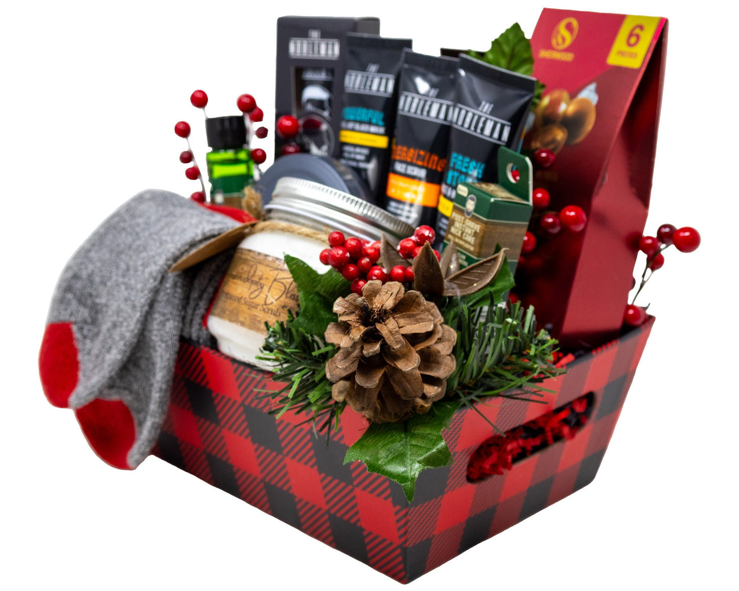 Manly Man Beard and Body Grooming Gift Basket
